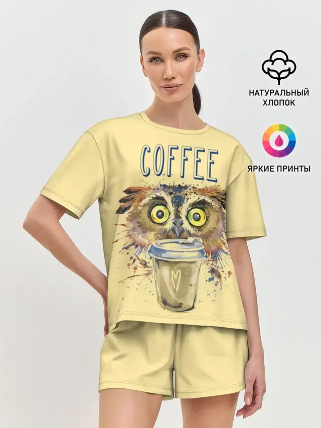 Женская пижама с шортами