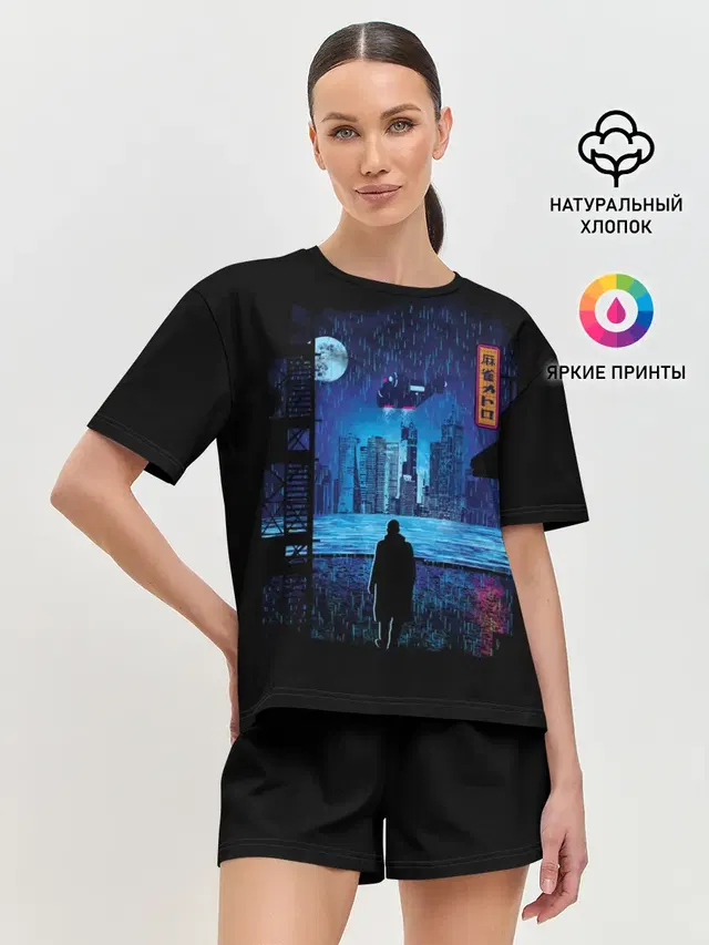 Женская пижама с шортами