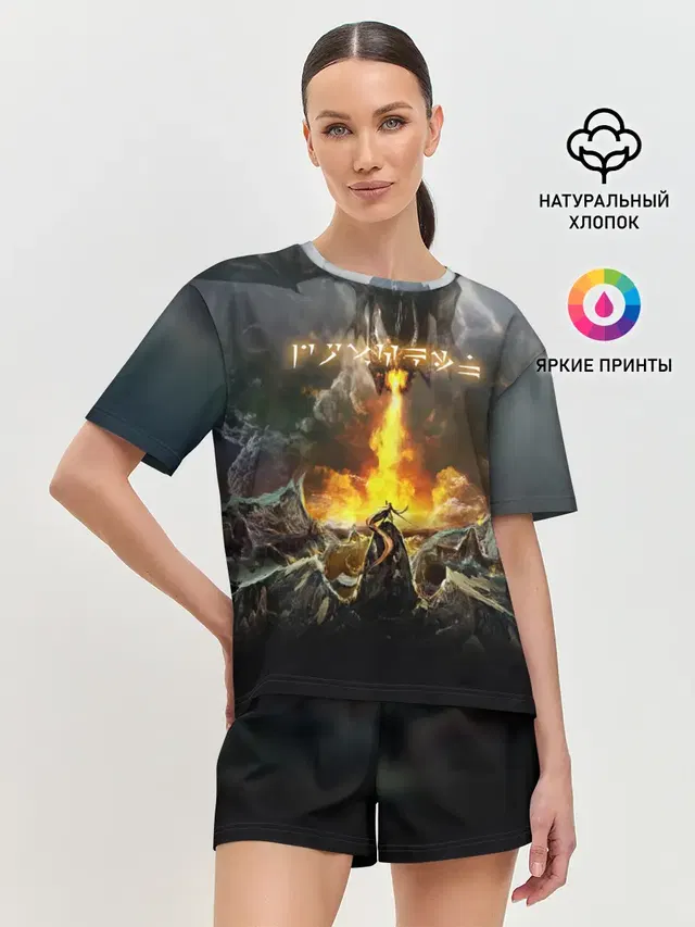 Женская пижама с шортами