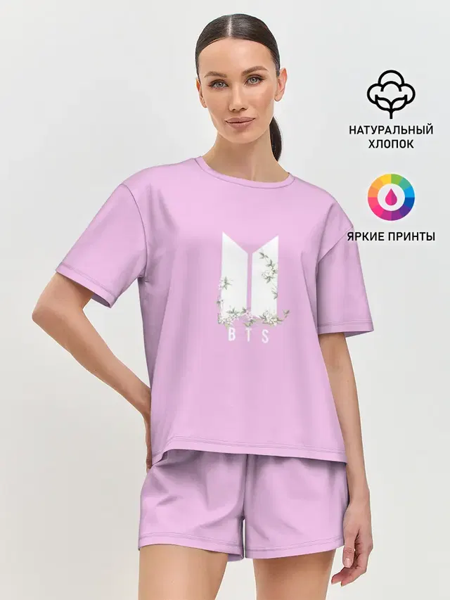 Женская пижама с шортами