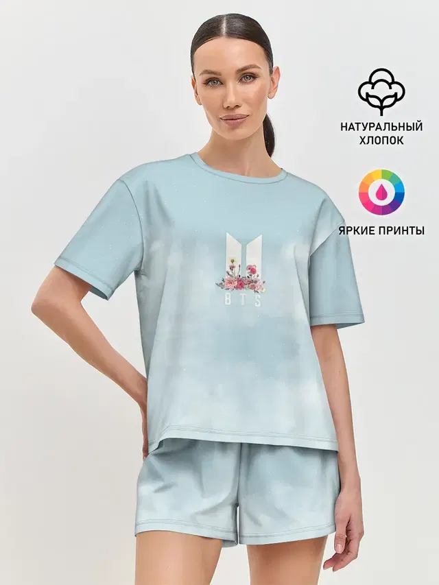 Женская пижама с шортами