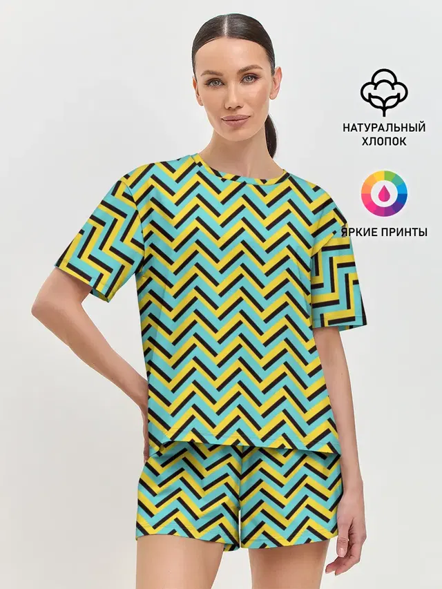 Женская пижама с шортами