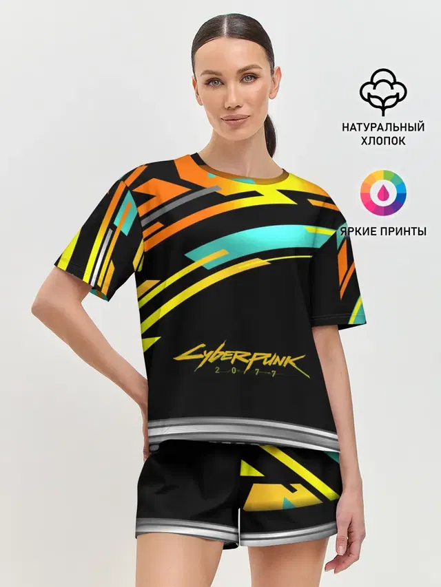 Женская пижама с шортами