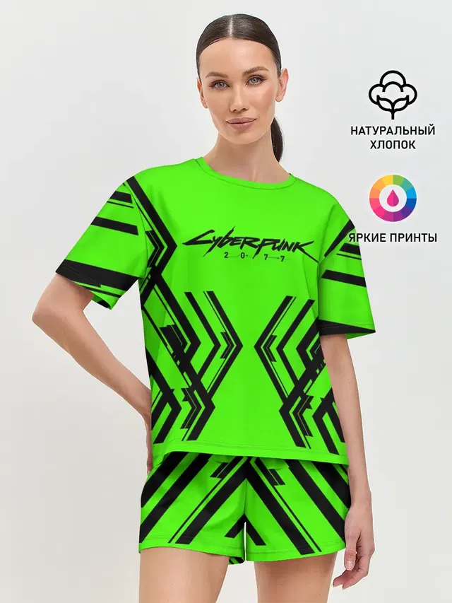 Женская пижама с шортами