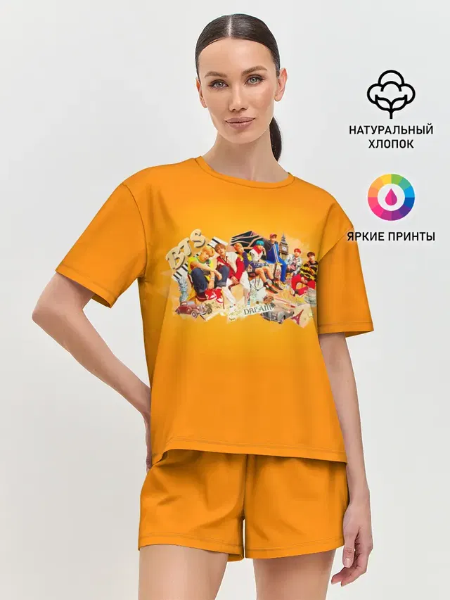 Женская пижама с шортами
