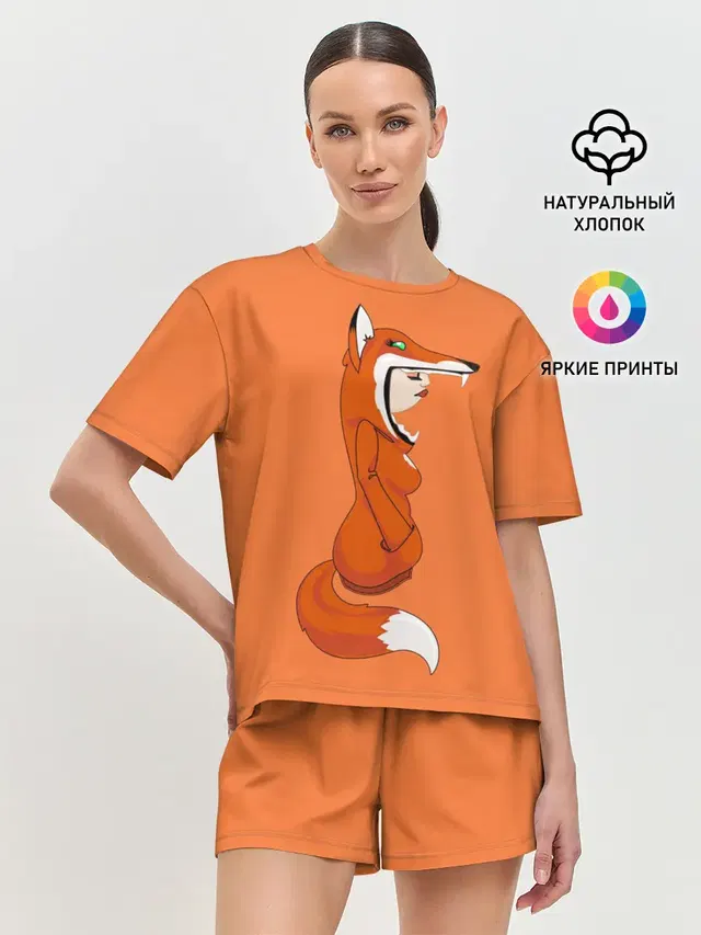 Женская пижама с шортами