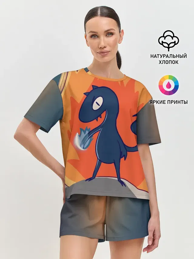 Женская пижама с шортами