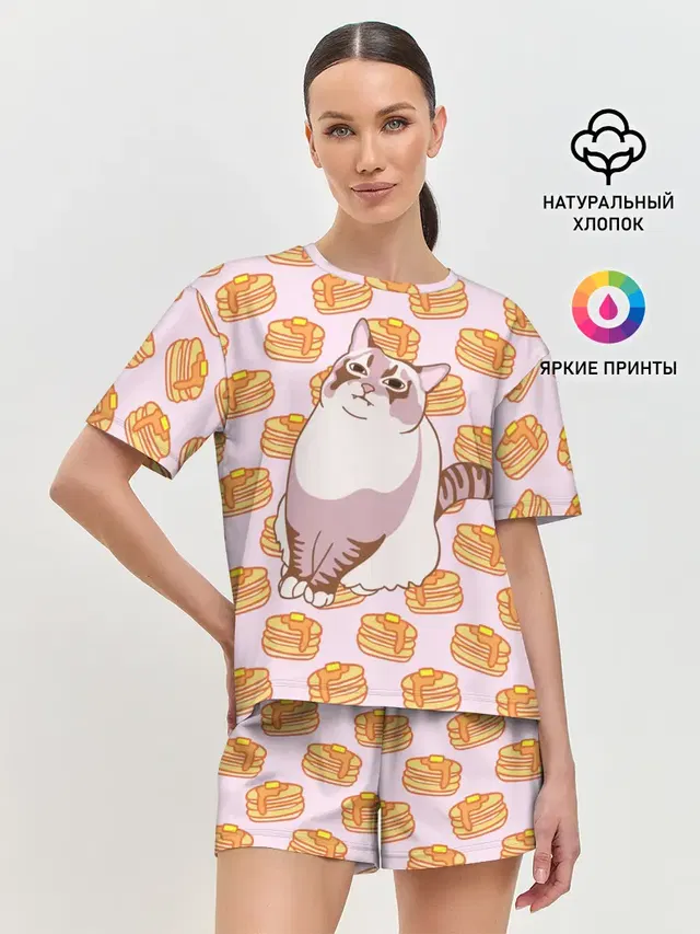 Женская пижама с шортами