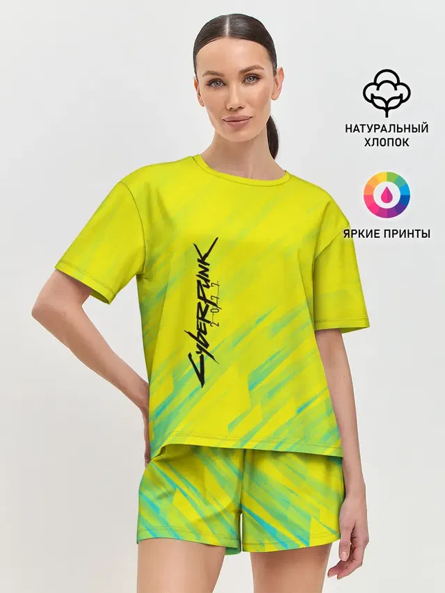 Женская пижама с шортами