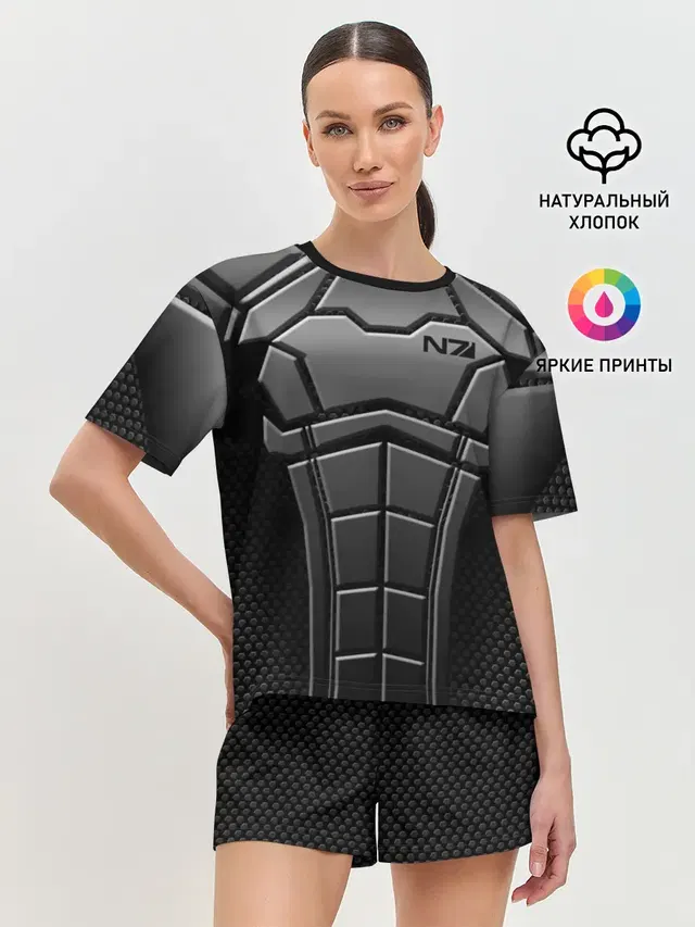 Женская пижама с шортами