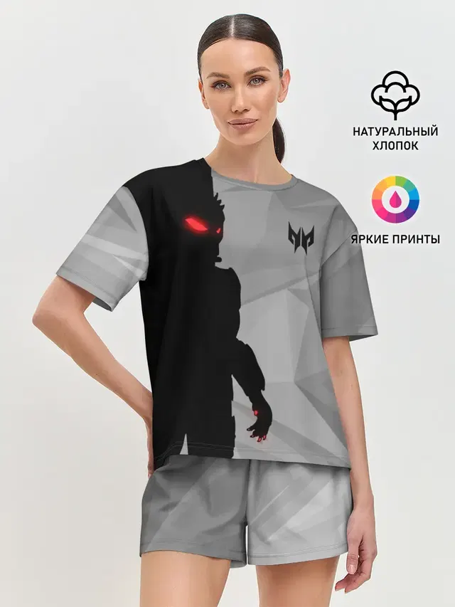 Женская пижама с шортами