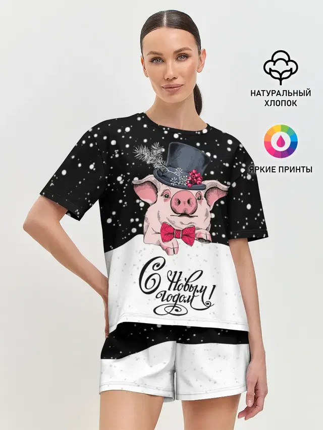 Женская пижама с шортами