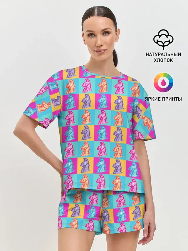 Женская пижама с шортами