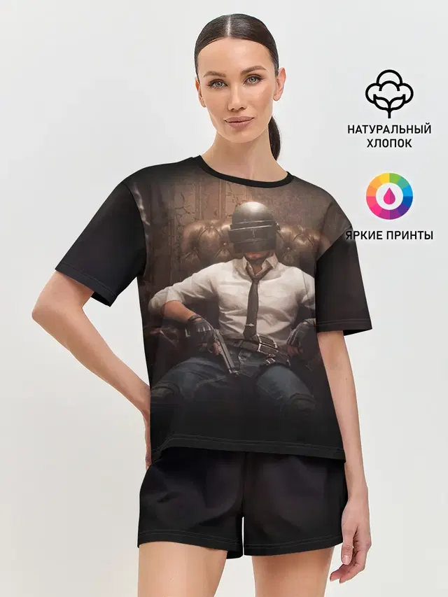 Женская пижама с шортами