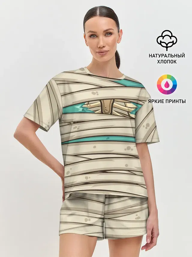 Женская пижама с шортами