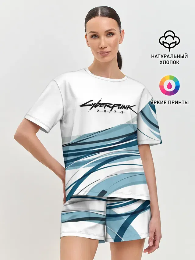 Женская пижама с шортами