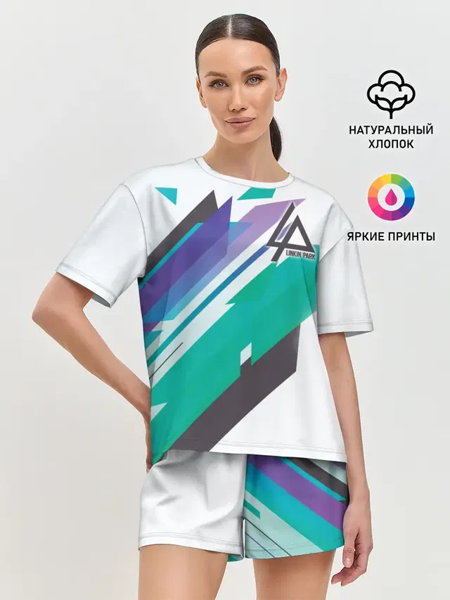 Женская пижама с шортами