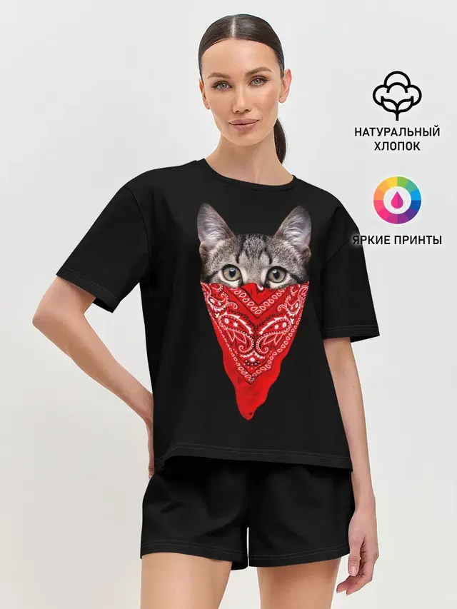Женская пижама с шортами