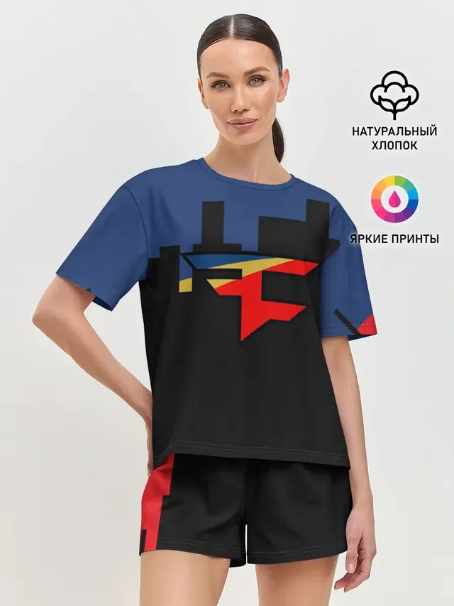 Женская пижама с шортами