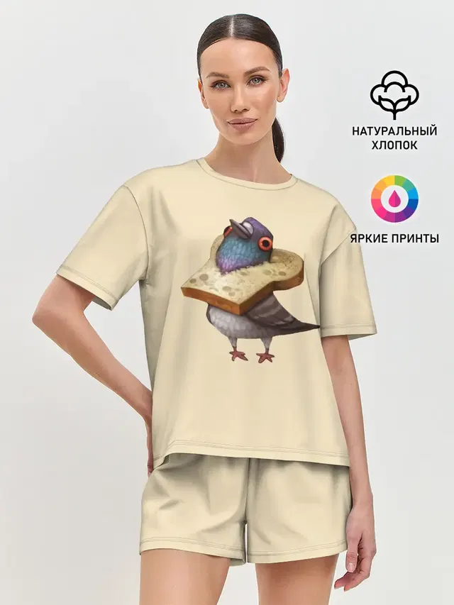 Женская пижама с шортами