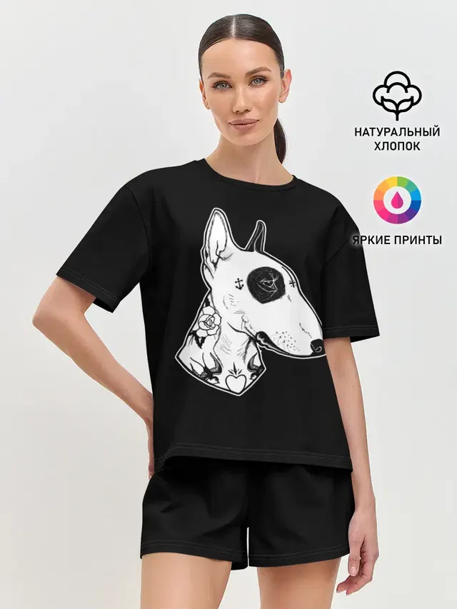 Женская пижама с шортами