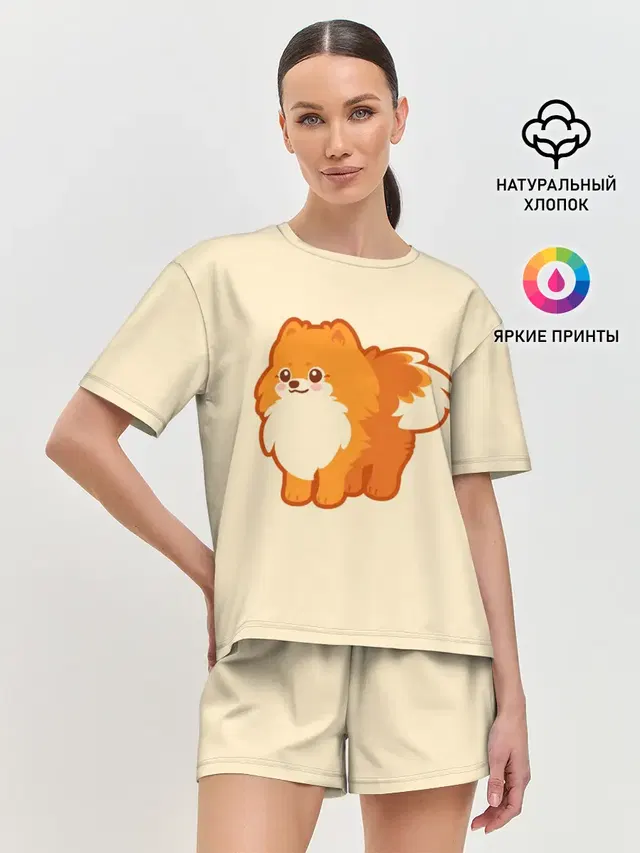 Женская пижама с шортами