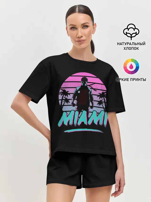 Женская пижама с шортами
