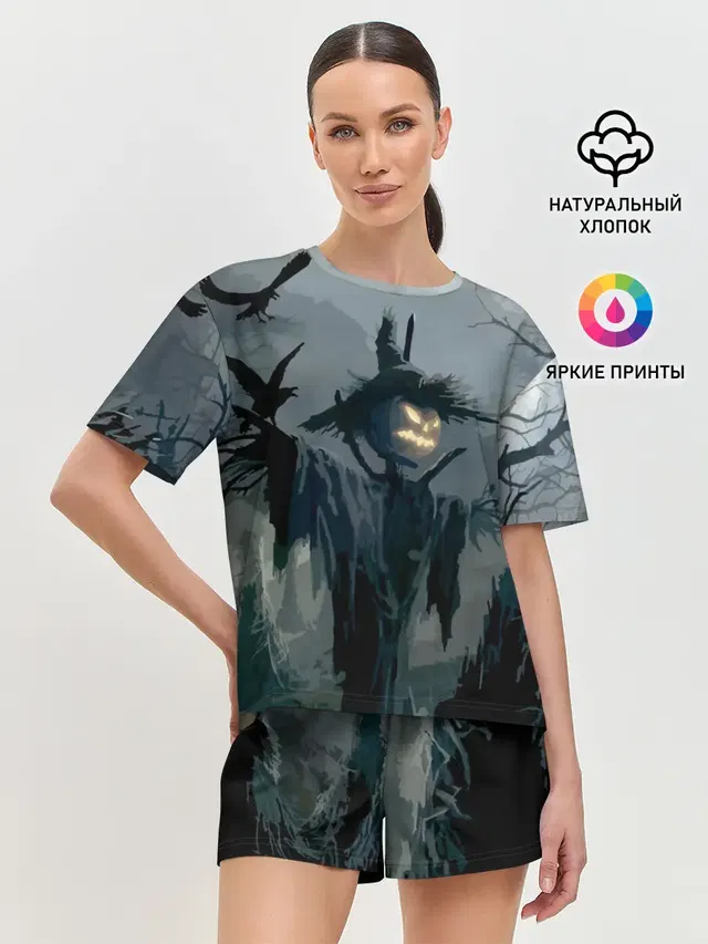 Женская пижама с шортами