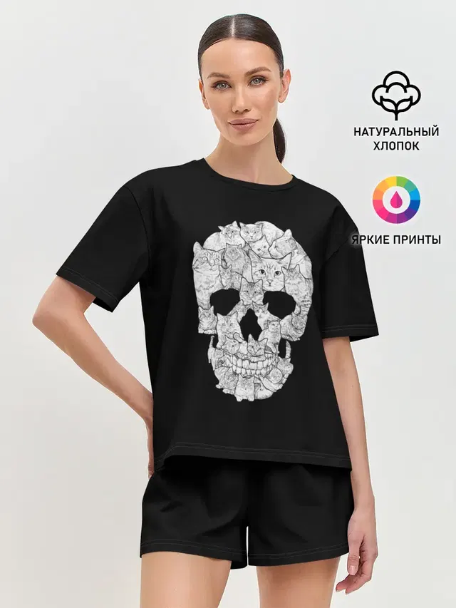 Женская пижама с шортами