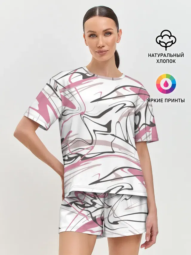 Женская пижама с шортами