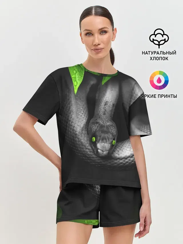 Женская пижама с шортами