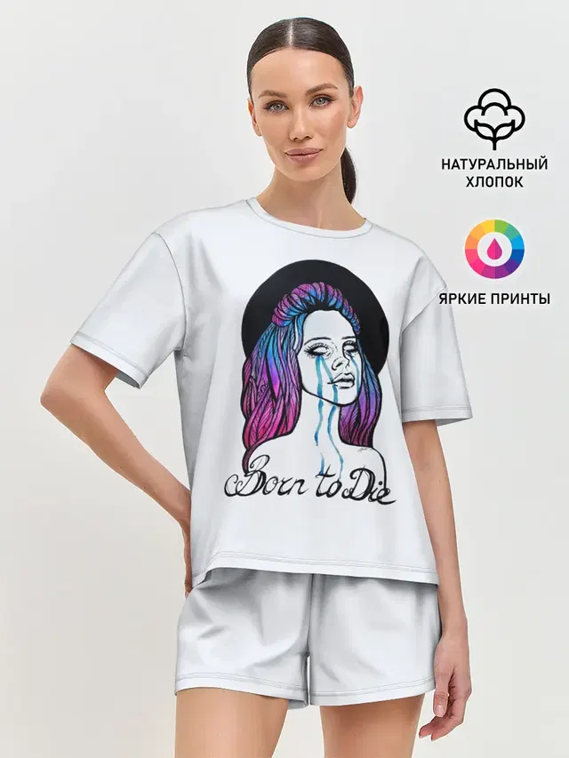 Женская пижама с шортами