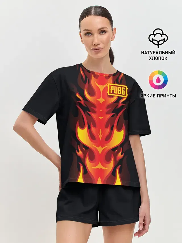 Женская пижама с шортами