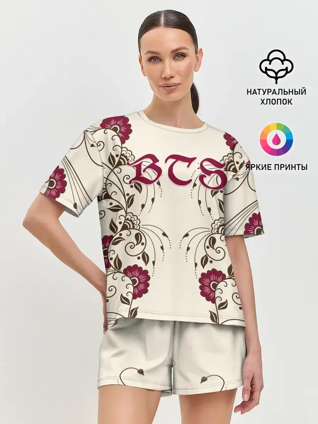 Женская пижама с шортами