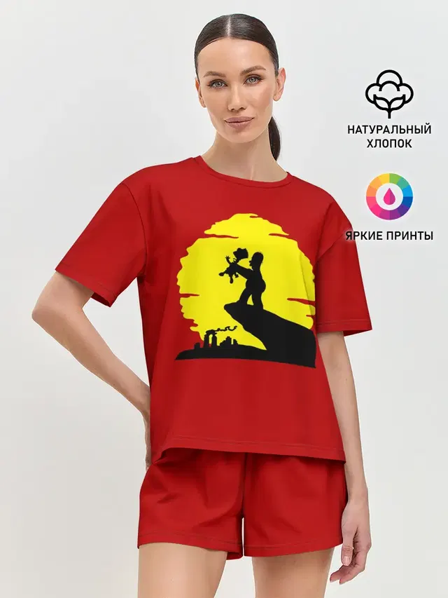 Женская пижама с шортами
