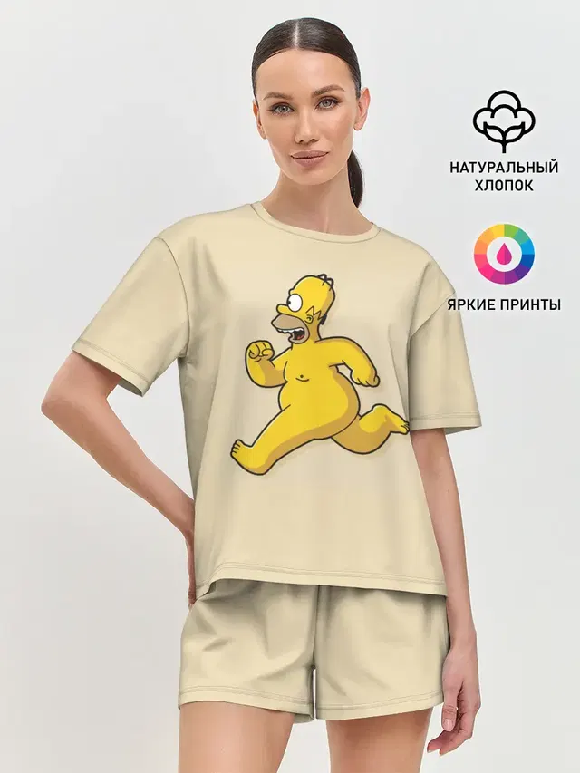 Женская пижама с шортами