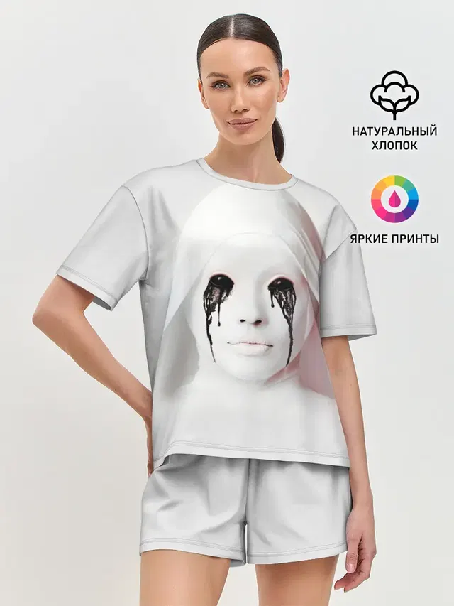 Женская пижама с шортами