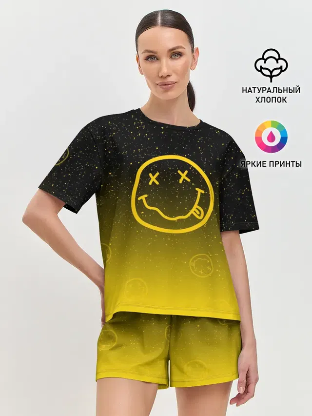 Женская пижама с шортами