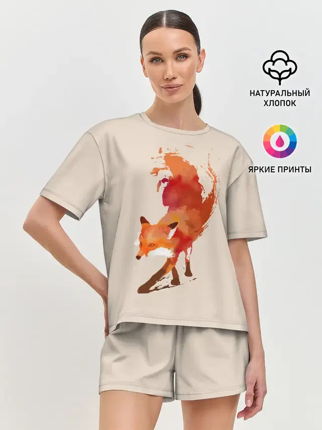 Женская пижама с шортами