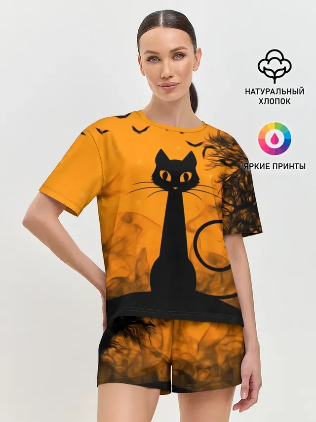 Женская пижама с шортами