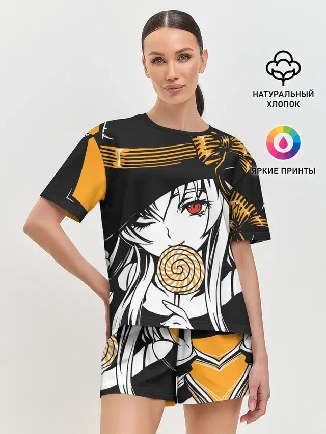 Женская пижама с шортами