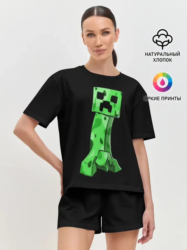 Женская пижама с шортами