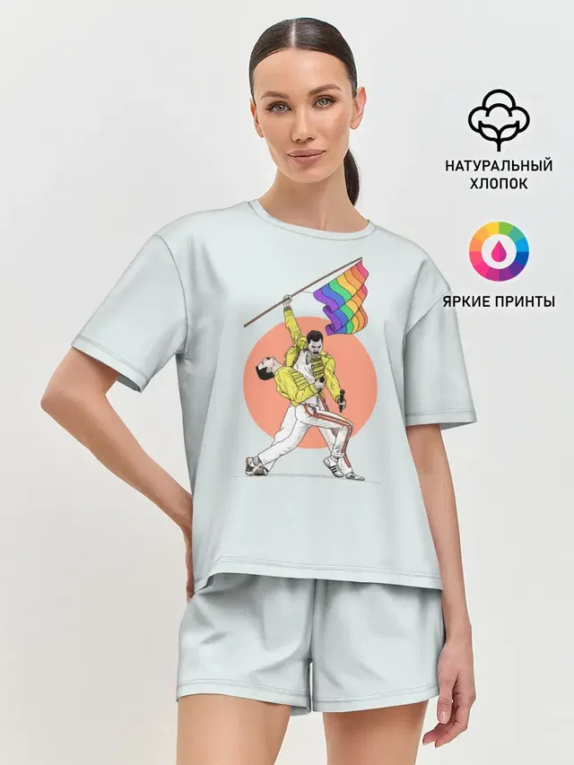 Женская пижама с шортами