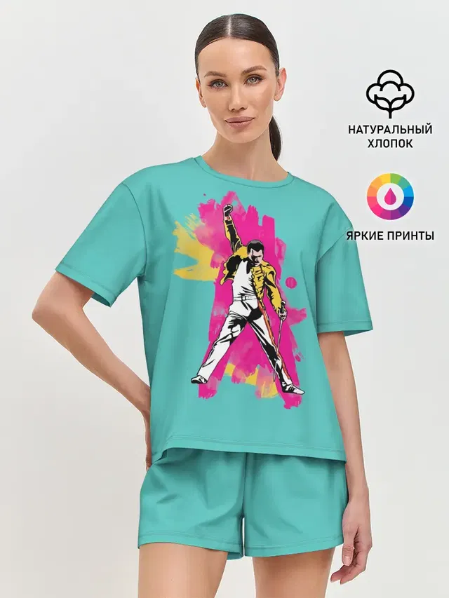 Женская пижама с шортами