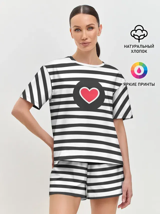 Женская пижама с шортами
