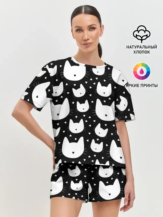 Женская пижама с шортами