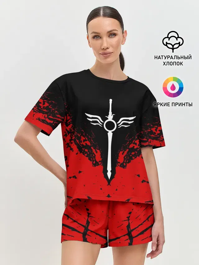 Женская пижама с шортами