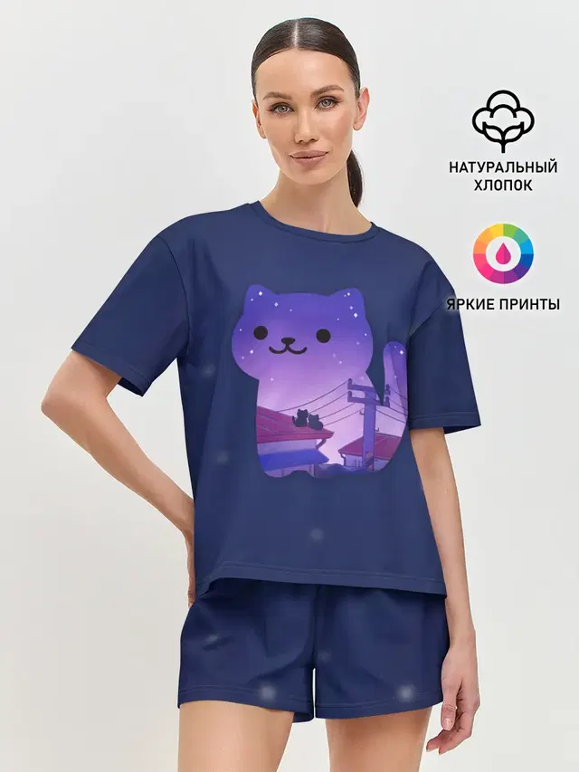 Женская пижама с шортами