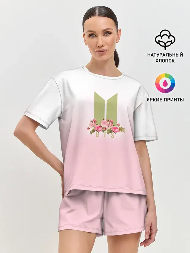 Женская пижама с шортами