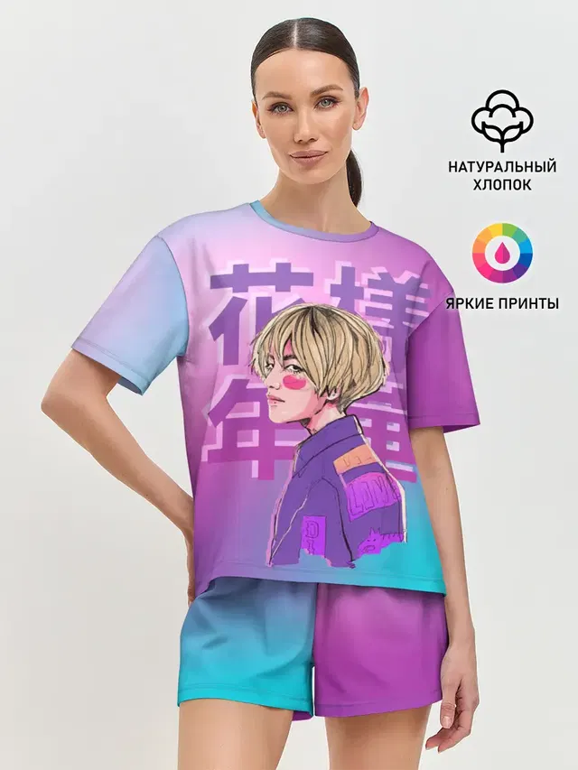 Женская пижама с шортами